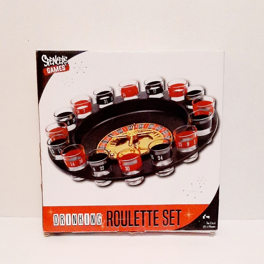 Roulette Casino Shot Glass Drinking Game Set (2 Balls and 16 glasses) Brand New - Picture 2 of 6